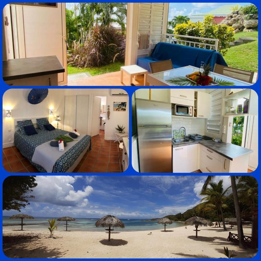 Appartement Rez-De-Chaussee De Villa A 1 Minute De La Plage Saint-Francois  Exterior foto